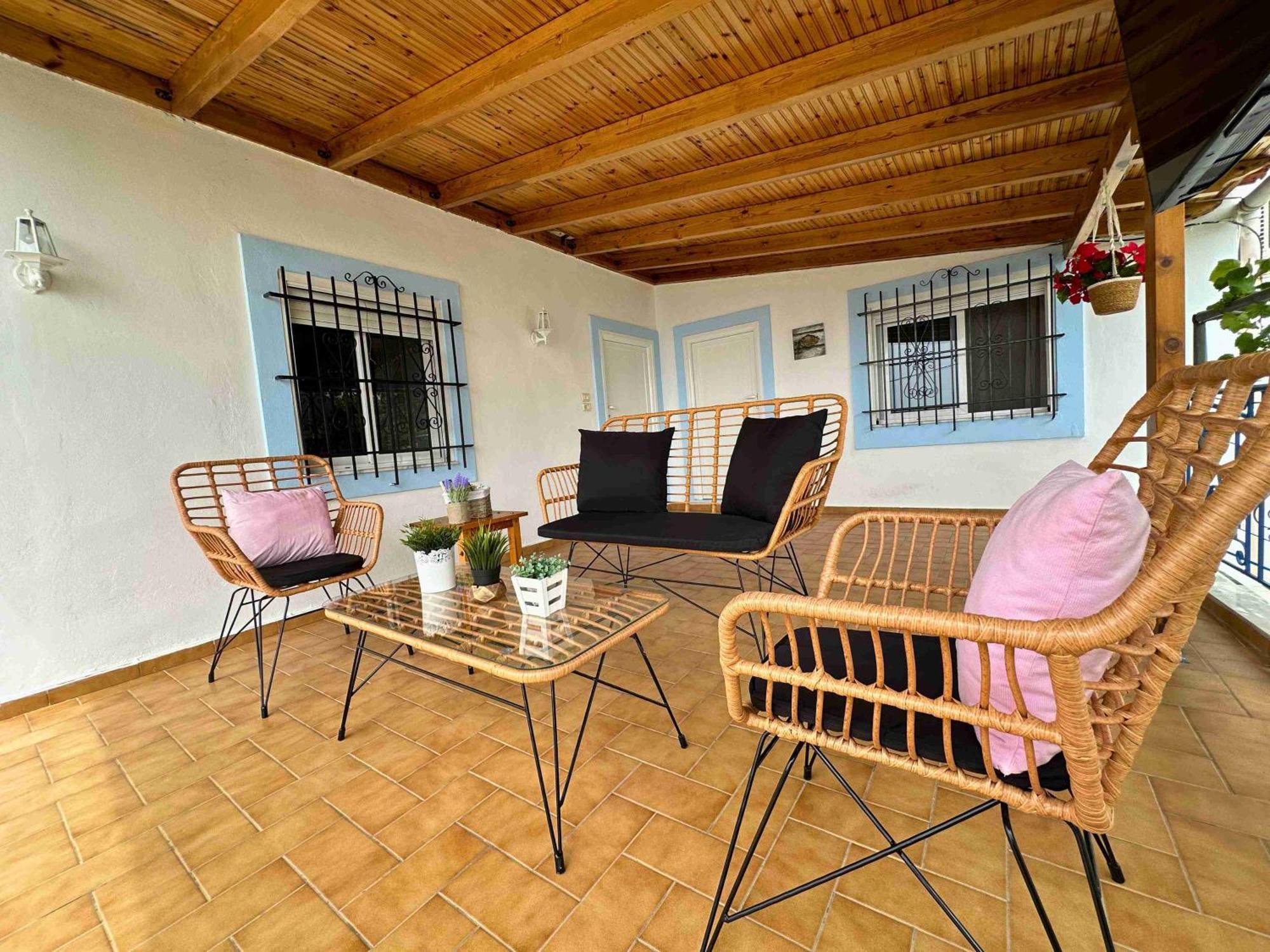 Kalderimi View House Villa Dhermi Exterior photo