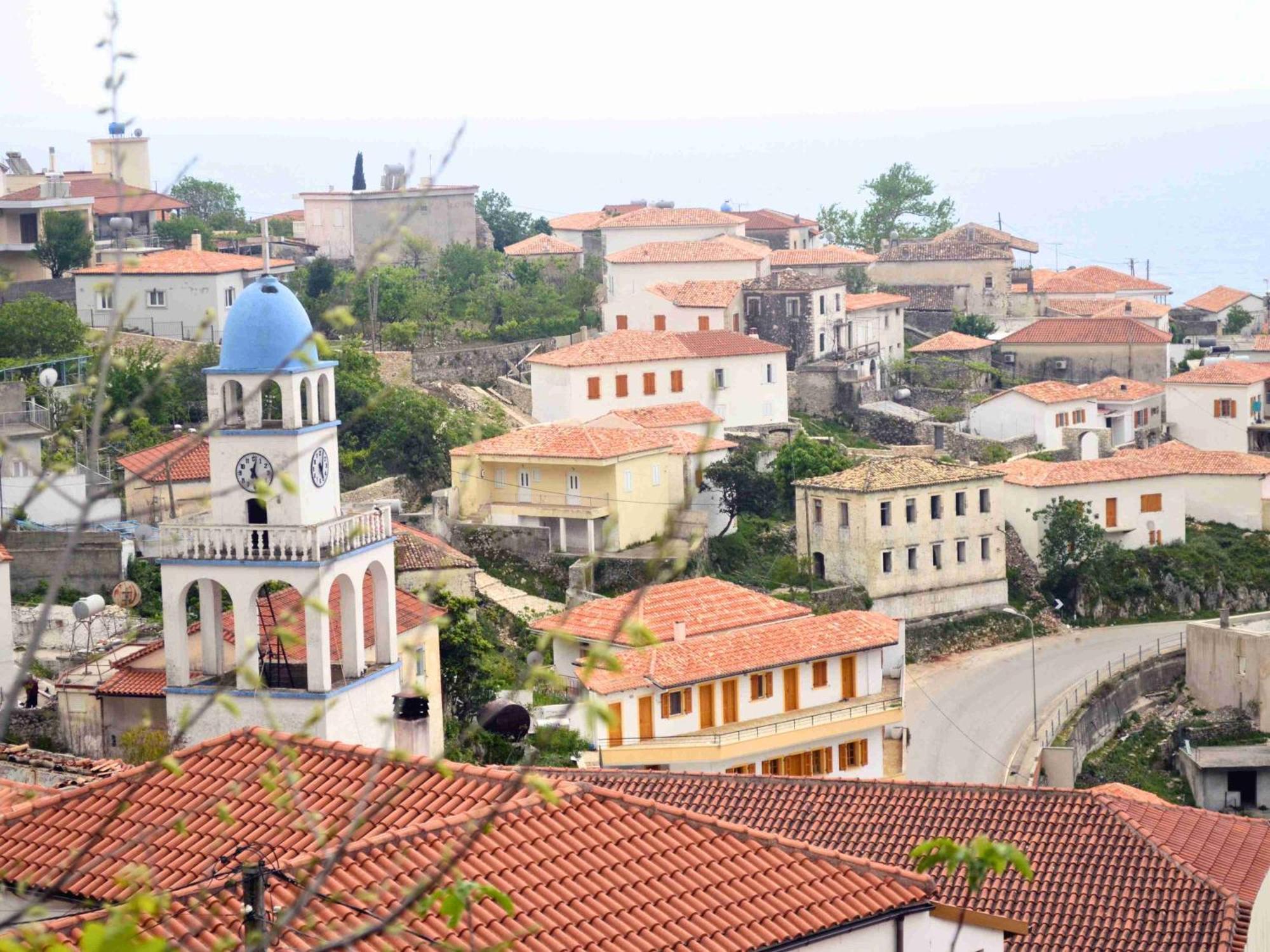 Kalderimi View House Villa Dhermi Exterior photo